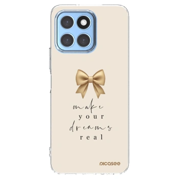 Picasee silikonový průhledný obal pro Honor X8 5G - Golden Dream