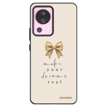 Picasee silikonový černý obal pro Xiaomi 13 Lite - Golden Dream