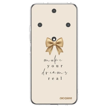 Picasee silikonový průhledný obal pro Honor Magic5 Lite 5G - Golden Dream