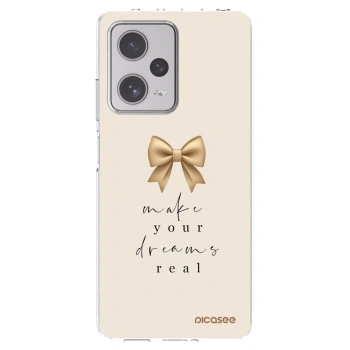 Picasee silikonový průhledný obal pro Xiaomi Redmi Note 12 Pro+ 5G - Golden Dream
