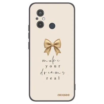 Picasee silikonový černý obal pro Xiaomi Redmi 12C - Golden Dream