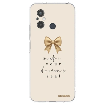 Picasee silikonový průhledný obal pro Xiaomi Redmi 12C - Golden Dream