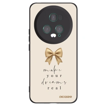 Picasee silikonový černý obal pro Honor Magic5 Pro - Golden Dream