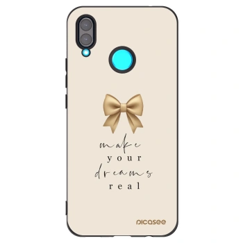 Picasee silikonový černý obal pro Huawei Nova 3 - Golden Dream