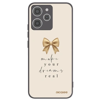 Picasee silikonový černý obal pro Xiaomi Redmi 12 4G - Golden Dream