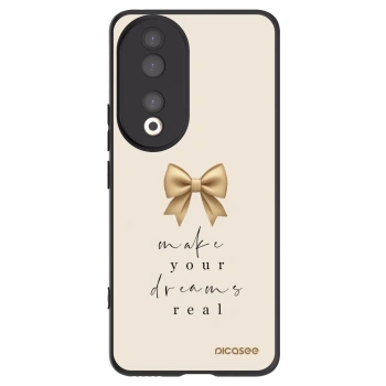 Picasee silikonový černý obal pro Honor 90 5G - Golden Dream
