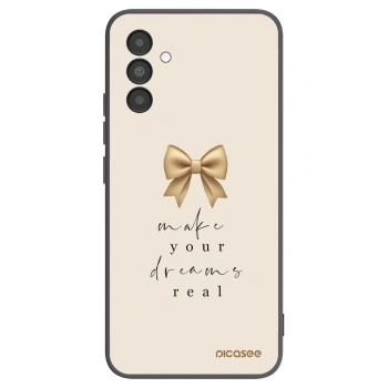 Picasee silikonový černý obal pro Samsung Galaxy A04s A047F - Golden Dream