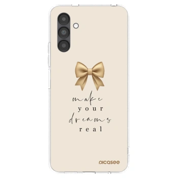 Picasee silikonový průhledný obal pro Samsung Galaxy A04s A047F - Golden Dream