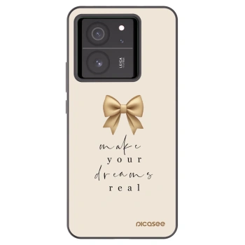 Picasee silikonový černý obal pro Xiaomi 13T - Golden Dream