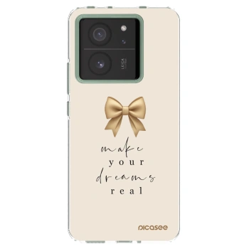 Picasee silikonový průhledný obal pro Xiaomi 13T - Golden Dream