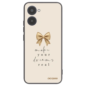 Picasee silikonový černý obal pro Realme 10 4G - Golden Dream
