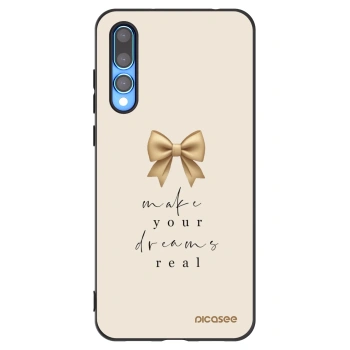 Picasee silikonový černý obal pro Huawei P20 Pro - Golden Dream