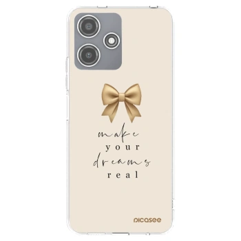 Picasee silikonový průhledný obal pro Xiaomi Redmi 12 5G - Golden Dream