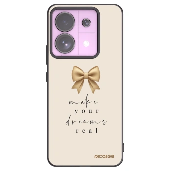 Picasee silikonový černý obal pro Xiaomi Redmi Note 13 Pro 5G - Golden Dream