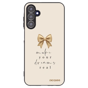 Picasee silikonový černý obal pro Samsung Galaxy A15 A155F 4G - Golden Dream