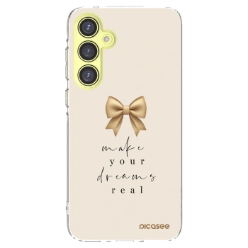 Picasee silikonový průhledný obal pro Samsung Galaxy A35 5G A356B - Golden Dream
