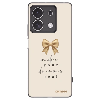 Picasee silikonový černý obal pro Xiaomi Redmi Note 13 4G - Golden Dream