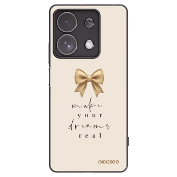 Picasee silikonový černý obal pro Xiaomi Redmi Note 13 Pro 4G - Golden Dream