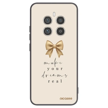Picasee silikonový černý obal pro Realme 12 Pro 5G - Golden Dream