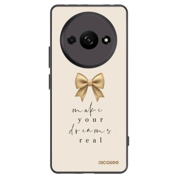 Picasee silikonový černý obal pro Xiaomi Redmi A3 - Golden Dream