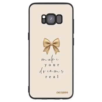Picasee silikonový černý obal pro Samsung Galaxy S8 G950F - Golden Dream