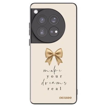 Picasee silikonový černý obal pro OnePlus 12 5G - Golden Dream