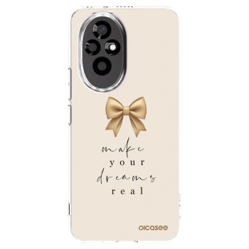 Picasee silikonový průhledný obal pro Honor 200 Pro 5G - Golden Dream