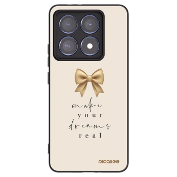 Picasee silikonový černý obal pro Xiaomi 14T Pro - Golden Dream