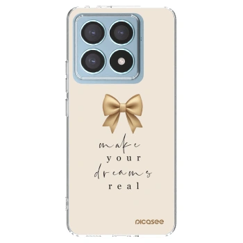 Picasee silikonový průhledný obal pro Xiaomi 14T Pro - Golden Dream