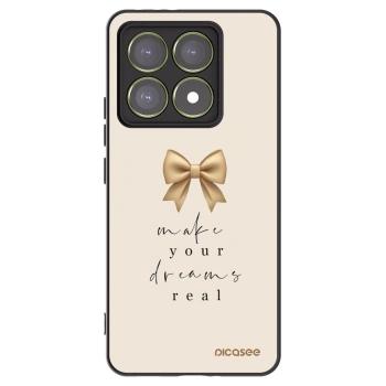 Picasee silikonový černý obal pro Xiaomi 14T - Golden Dream