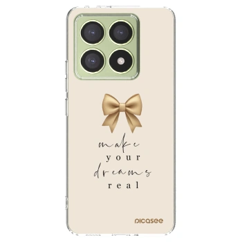 Picasee silikonový průhledný obal pro Xiaomi 14T - Golden Dream