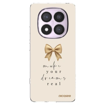 Picasee silikonový průhledný obal pro Xiaomi Redmi Note 14 Pro 5G - Golden Dream