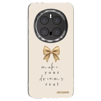 Picasee silikonový průhledný obal pro Honor Magic7 Pro 5G - Golden Dream