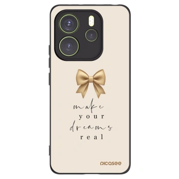 Picasee silikonový černý obal pro Xiaomi Redmi Note 14 4G - Golden Dream