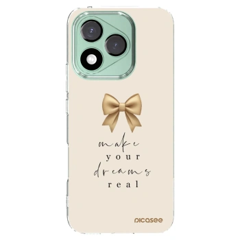 Picasee silikonový průhledný obal pro Honor 400 Lite 5G - Golden Dream