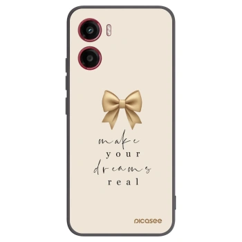 Picasee silikonový černý obal pro Motorola Moto G05 - Golden Dream