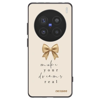 Picasee silikonový černý obal pro Vivo X200 Pro - Golden Dream
