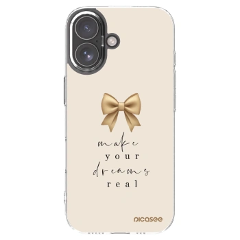 Picasee silikonový průhledný obal pro Apple iPhone 17 - Golden Dream