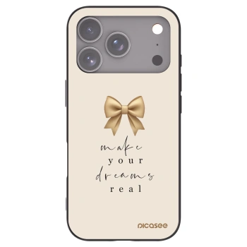 Picasee silikonový černý obal pro Apple iPhone 17 Pro - Golden Dream