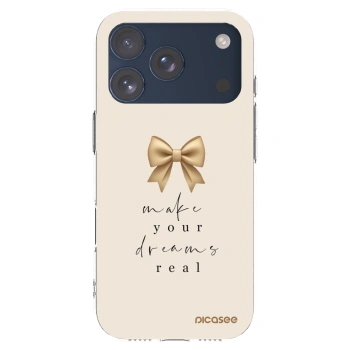 Picasee silikonový průhledný obal pro Apple iPhone 17 Pro - Golden Dream