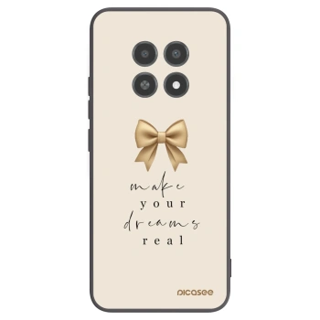 Picasee silikonový černý obal pro Realme 12X - Golden Dream