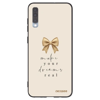 Picasee silikonový černý obal pro Samsung Galaxy A70 A705F - Golden Dream