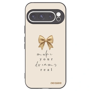 Picasee silikonový černý obal pro Google Pixel 9 Pro XL - Golden Dream