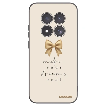 Picasee silikonový černý obal pro Xiaomi Redmi Note 15 Pro 4G - Golden Dream