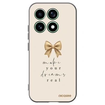 Picasee silikonový černý obal pro Xiaomi 17 - Golden Dream