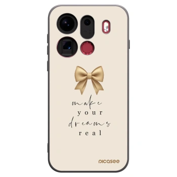 Picasee silikonový černý obal pro OPPO Find X9 Pro - Golden Dream