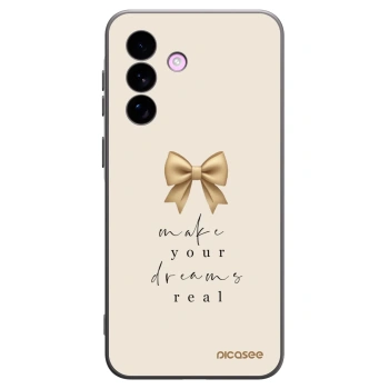 Picasee silikonový černý obal pro Samsung Galaxy A57 5G - Golden Dream