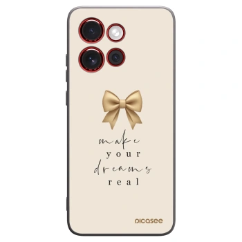 Picasee silikonový černý obal pro Motorola Edge 60 Neo 5G - Golden Dream