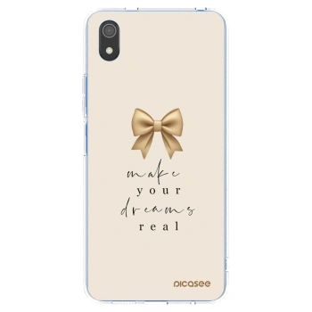 Picasee silikonový průhledný obal pro Xiaomi Redmi 7A - Golden Dream