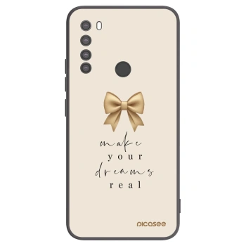 Picasee silikonový černý obal pro Xiaomi Redmi Note 8 - Golden Dream